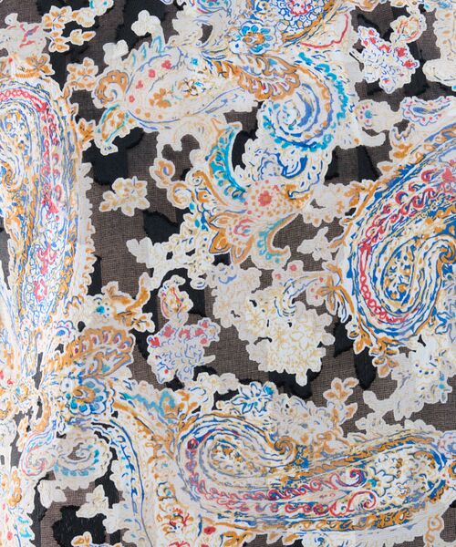 NARACAMICIE / ナラカミーチェ カットソー | 【NARACAMICIE】ペイズリージャガードコンビハイネックトップス | 詳細10