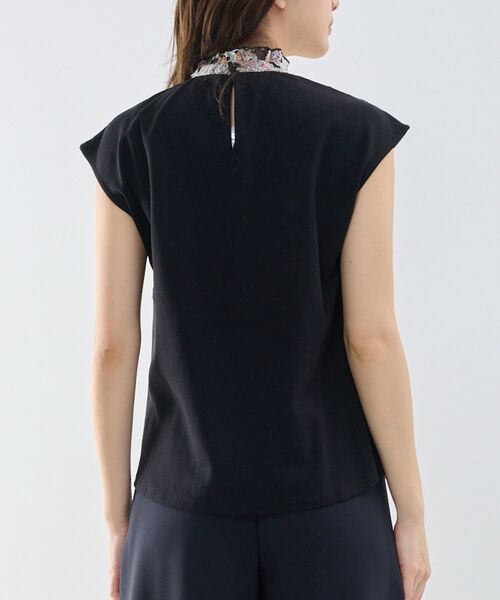 NARACAMICIE / ナラカミーチェ カットソー | 【NARACAMICIE】ペイズリージャガードコンビハイネックトップス | 詳細5