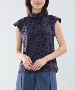 NARACAMICIE / ナラカミーチェ カットソー | 【NARACAMICIE】アニマルプリントコンビハイネックトップス