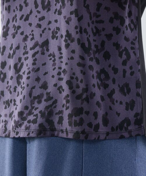 NARACAMICIE / ナラカミーチェ カットソー | 【NARACAMICIE】アニマルプリントコンビハイネックトップス | 詳細9