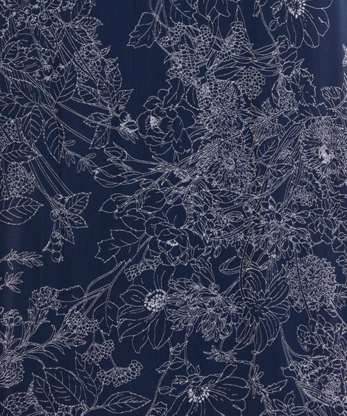 NARACAMICIE / ナラカミーチェ カットソー | 【NARACAMICIE】ラインフラワープリントコンビリボントップス | 詳細14