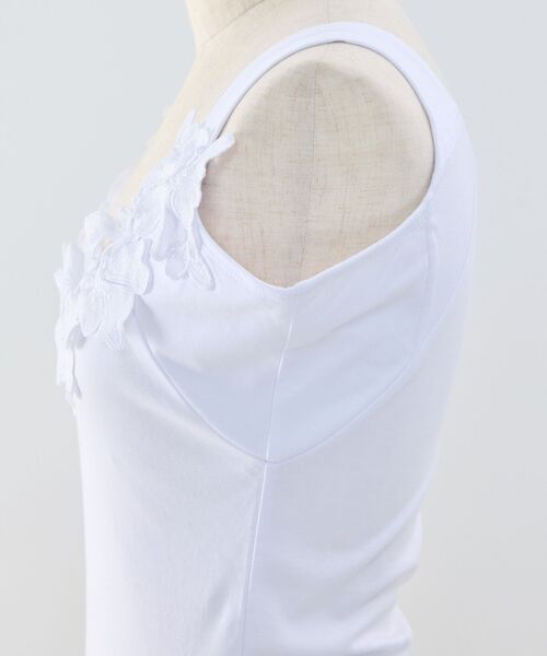 NARACAMICIE / ナラカミーチェ カットソー | 【NARACAMICIE】フレスコレースタンク | 詳細2