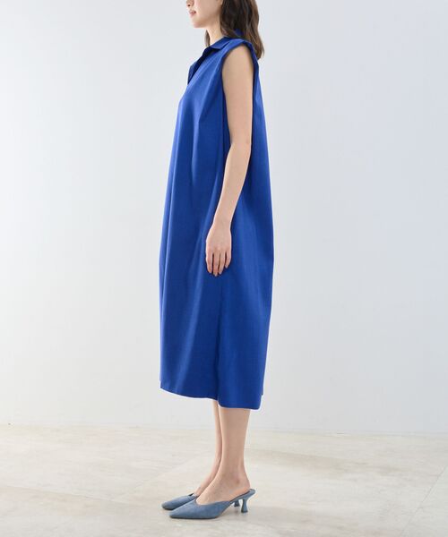 NARACAMICIE / ナラカミーチェ ロング・マキシ丈ワンピース | 【NARACAMICIE】スキッパーカラーワンピ—ス | 詳細2