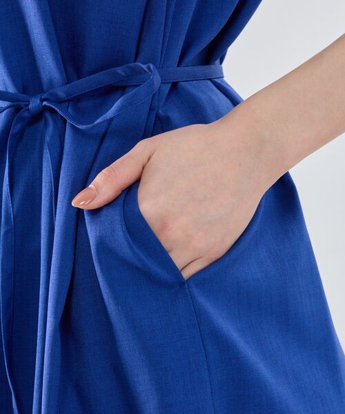 NARACAMICIE / ナラカミーチェ ロング・マキシ丈ワンピース | 【NARACAMICIE】スキッパーカラーワンピ—ス | 詳細8