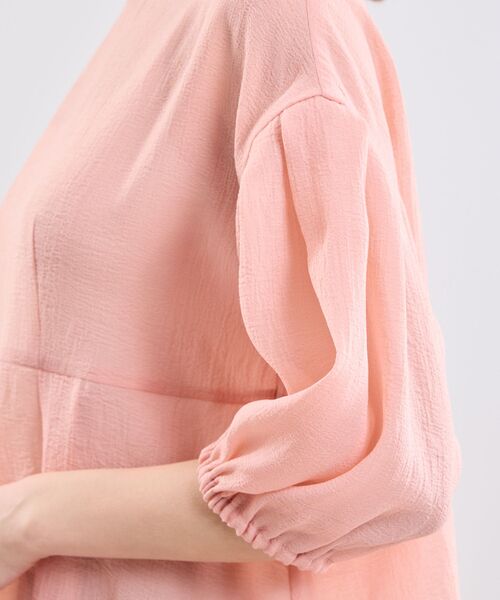NARACAMICIE / ナラカミーチェ シャツ・ブラウス | 【NARACAMICIE】クレープ七分袖プルオーバー | 詳細10
