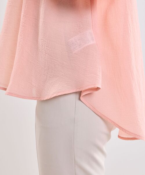 NARACAMICIE / ナラカミーチェ シャツ・ブラウス | 【NARACAMICIE】クレープ七分袖プルオーバー | 詳細11