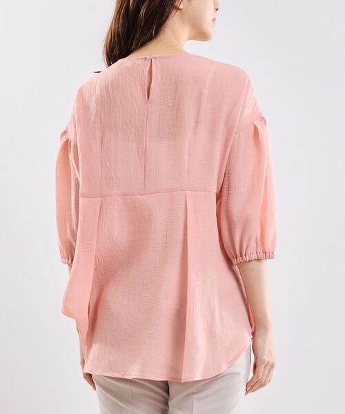 NARACAMICIE / ナラカミーチェ シャツ・ブラウス | 【NARACAMICIE】クレープ七分袖プルオーバー | 詳細7