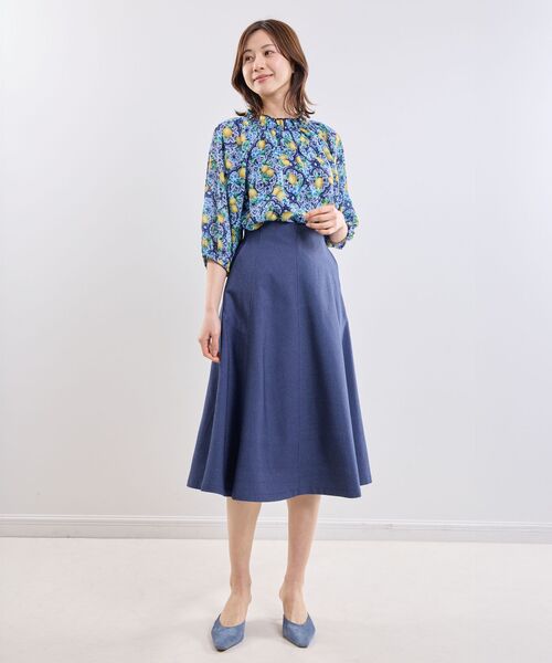 NARACAMICIE / ナラカミーチェ シャツ・ブラウス | 【NARACAMICIE】レモン柄七分袖プルオーバー | 詳細11