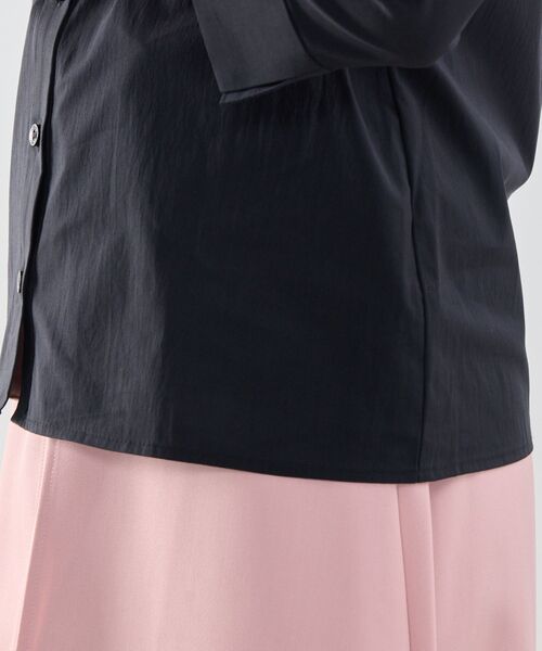 NARACAMICIE / ナラカミーチェ シャツ・ブラウス | 【NARACAMICIE】フロントフリル七分袖シャツ | 詳細7