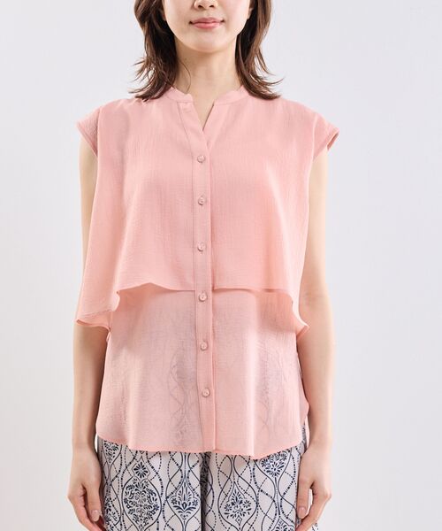 NARACAMICIE / ナラカミーチェ シャツ・ブラウス | 【NARACAMICIE】クレープ半袖ブラウス | 詳細4