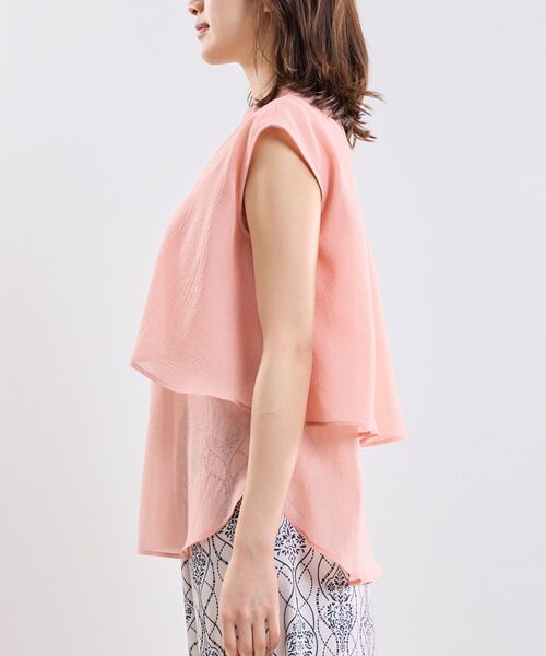 NARACAMICIE / ナラカミーチェ シャツ・ブラウス | 【NARACAMICIE】クレープ半袖ブラウス | 詳細5