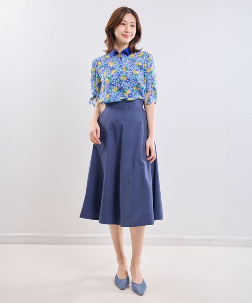 NARACAMICIE / ナラカミーチェ シャツ・ブラウス | 【NARACAMICIE】レモン柄半袖ブラウス | 詳細12