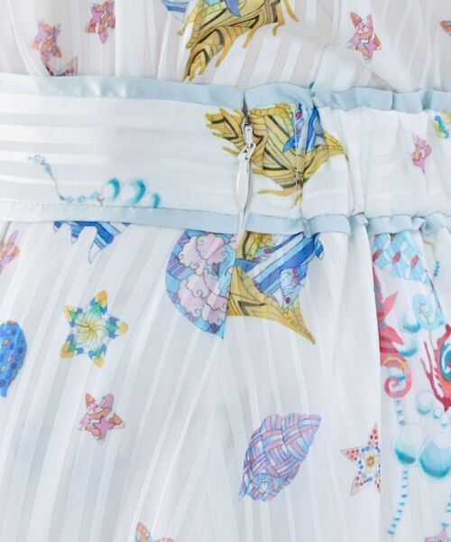 NARACAMICIE / ナラカミーチェ ミニ・ひざ丈スカート | 【NARACAMICIE】GENIUS SEA柄スカート | 詳細7