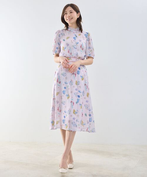 NARACAMICIE / ナラカミーチェ ミニ・ひざ丈スカート | 【NARACAMICIE】GENIUS SEA柄スカート | 詳細15