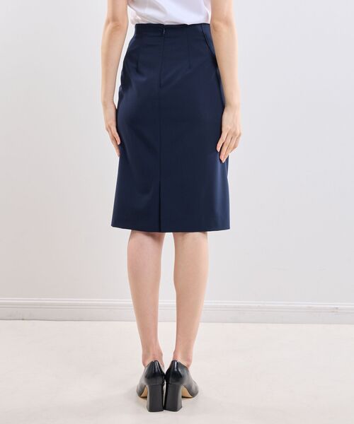 NARACAMICIE / ナラカミーチェ ミニ・ひざ丈スカート | 【NARACAMICIE】【セットアップスーツ対応】ストレッチライトツイルタイトスカート | 詳細6