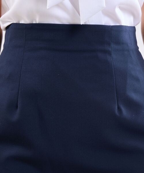 NARACAMICIE / ナラカミーチェ ミニ・ひざ丈スカート | 【NARACAMICIE】【セットアップスーツ対応】ストレッチライトツイルタイトスカート | 詳細7