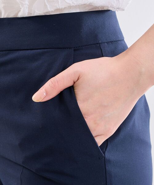NARACAMICIE / ナラカミーチェ その他パンツ | 【NARACAMICIE】【セットアップスーツ対応】ストレッチライトツイルテーパードパンツ | 詳細10