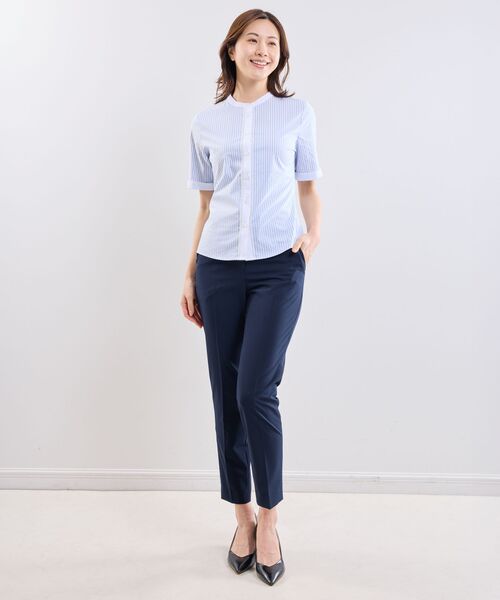 NARACAMICIE / ナラカミーチェ その他パンツ | 【NARACAMICIE】【セットアップスーツ対応】ストレッチライトツイルテーパードパンツ | 詳細14