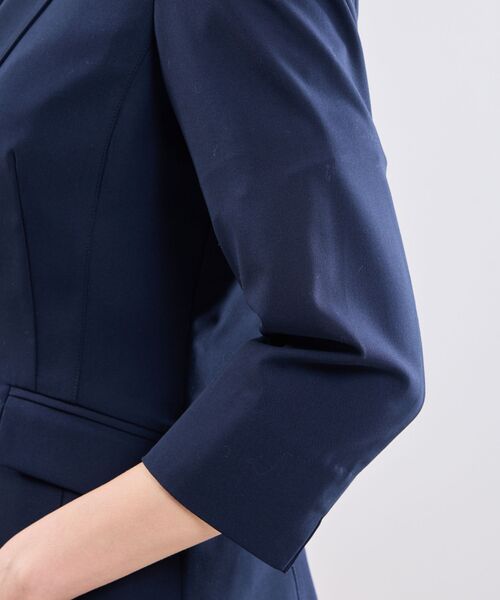 NARACAMICIE / ナラカミーチェ テーラードジャケット | 【NARACAMICIE】【セットアップスーツ対応】ストレッチライトツイルテーラードジャケット | 詳細10