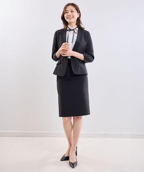 NARACAMICIE / ナラカミーチェ テーラードジャケット | 【NARACAMICIE】【セットアップスーツ対応】ストレッチライトツイルテーラードジャケット | 詳細13