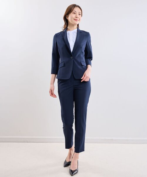 NARACAMICIE / ナラカミーチェ テーラードジャケット | 【NARACAMICIE】【セットアップスーツ対応】ストレッチライトツイルテーラードジャケット | 詳細15