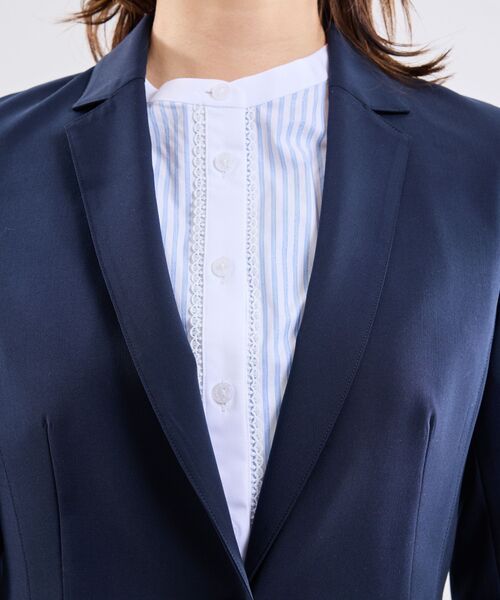 NARACAMICIE / ナラカミーチェ テーラードジャケット | 【NARACAMICIE】【セットアップスーツ対応】ストレッチライトツイルテーラードジャケット | 詳細7