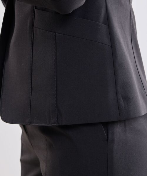 NARACAMICIE / ナラカミーチェ テーラードジャケット | 【NARACAMICIE】【セットアップスーツ対応】ストレッチライトツイルノーカラージャケット | 詳細9