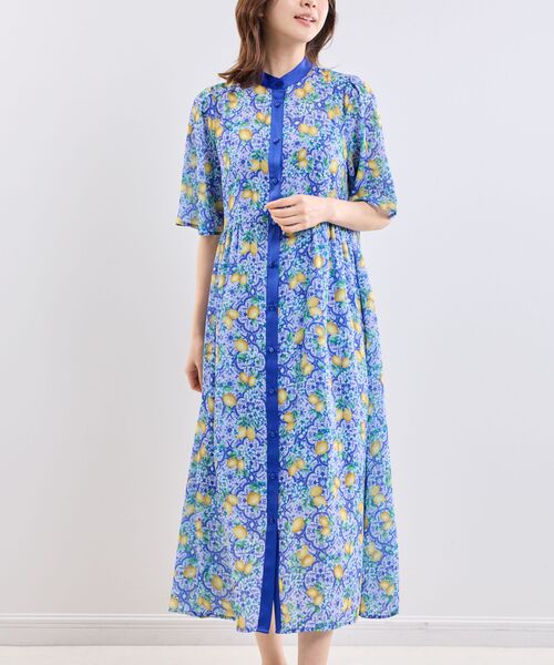 NARACAMICIE / ナラカミーチェ ロング・マキシ丈ワンピース | 【NARACAMICIE】レモン柄ワンピース | 詳細1