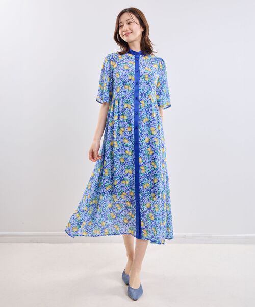 NARACAMICIE / ナラカミーチェ ロング・マキシ丈ワンピース | 【NARACAMICIE】レモン柄ワンピース | 詳細11