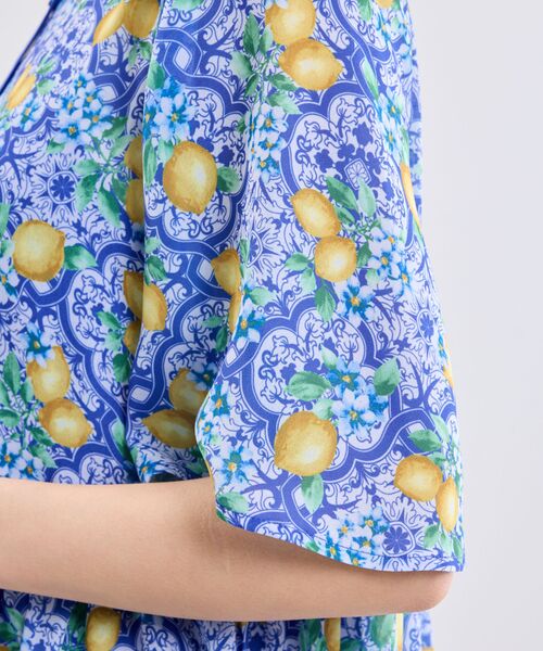 NARACAMICIE / ナラカミーチェ ロング・マキシ丈ワンピース | 【NARACAMICIE】レモン柄ワンピース | 詳細8