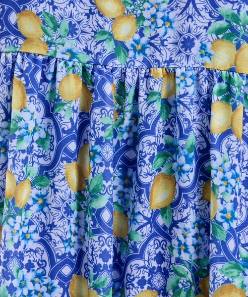 NARACAMICIE / ナラカミーチェ ロング・マキシ丈ワンピース | 【NARACAMICIE】レモン柄ワンピース | 詳細9