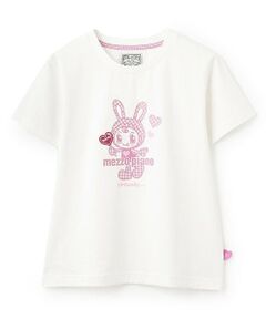 NARUMIYA CHARACTERS / ナルミヤキャラクターズ Tシャツ | ベリエちゃん ラメプリントTシャツ