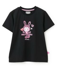 NARUMIYA CHARACTERS / ナルミヤキャラクターズ Tシャツ | ベリエちゃん ラメプリントTシャツ