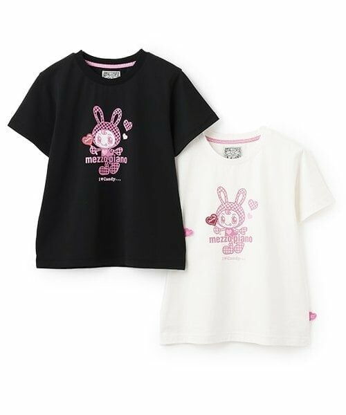 NARUMIYA CHARACTERS / ナルミヤキャラクターズ Tシャツ | ベリエちゃん ラメプリントTシャツ | 詳細8