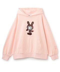 NARUMIYA CHARACTERS / ナルミヤキャラクターズ パーカー | ベリエちゃん スパンコールBIGパーカ