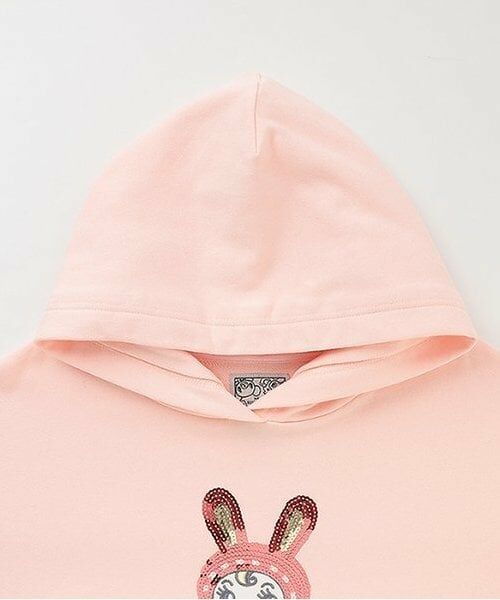 NARUMIYA CHARACTERS / ナルミヤキャラクターズ パーカー | ベリエちゃん スパンコールBIGパーカ | 詳細2