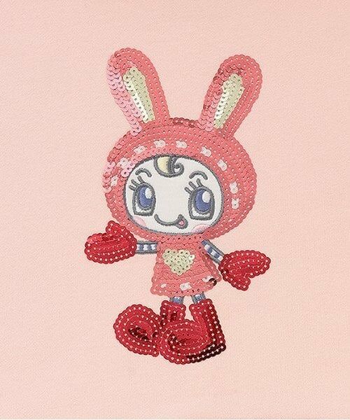 NARUMIYA CHARACTERS / ナルミヤキャラクターズ パーカー | ベリエちゃん スパンコールBIGパーカ | 詳細3