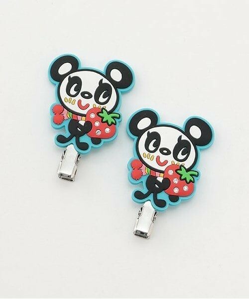 NARUMIYA CHARACTERS / ナルミヤキャラクターズ ヘアピン | おほほパンダ 前髪クリップ | 詳細1