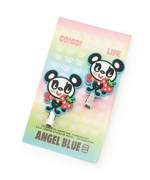 NARUMIYA CHARACTERS / ナルミヤキャラクターズ ヘアピン | おほほパンダ 前髪クリップ（黒）