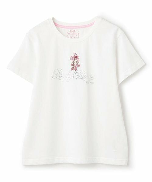 NARUMIYA CHARACTERS / ナルミヤキャラクターズ Tシャツ | アソートキャラきらきらTシャツ【ベリエちゃん】【ブルーベリエちゃん】【デビリーちゃん】（ベリエちゃん）