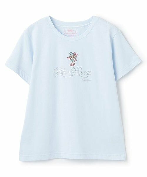 NARUMIYA CHARACTERS / ナルミヤキャラクターズ Tシャツ | アソートキャラきらきらTシャツ【ベリエちゃん】【ブルーベリエちゃん】【デビリーちゃん】（ブルーベリエちゃん）