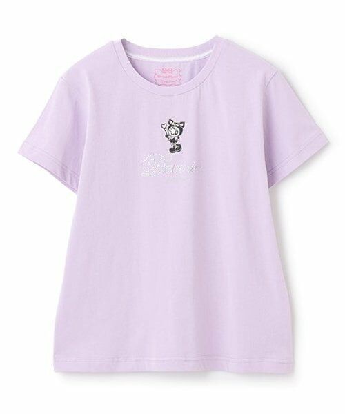 NARUMIYA CHARACTERS / ナルミヤキャラクターズ Tシャツ | アソートキャラきらきらTシャツ【ベリエちゃん】【ブルーベリエちゃん】【デビリーちゃん】（デビリーちゃん）