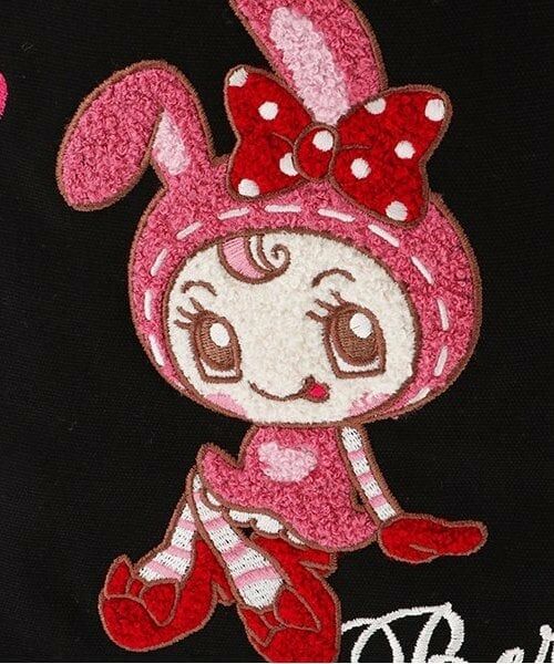 NARUMIYA CHARACTERS / ナルミヤキャラクターズ トートバッグ | ベリエちゃん サガラ刺しゅうトートバッグ | 詳細2