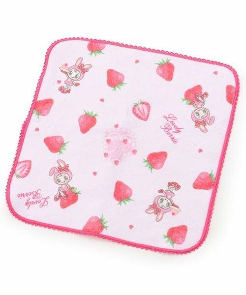 NARUMIYA CHARACTERS / ナルミヤキャラクターズ タオル | ベリエちゃんハンドタオル（赤）