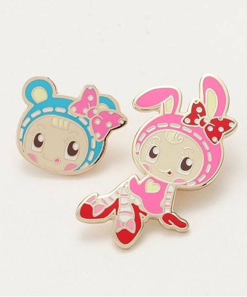 NARUMIYA CHARACTERS / ナルミヤキャラクターズ アクセサリー | アソートピンバッジセット【ブルーベリエちゃん】【ベリエちゃん】 | 詳細4