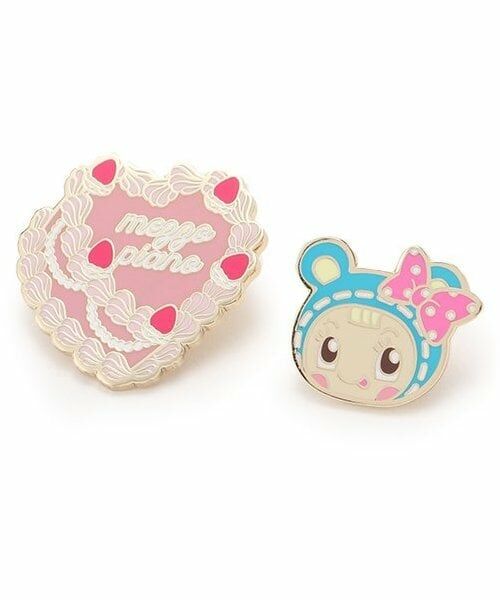 NARUMIYA CHARACTERS / ナルミヤキャラクターズ アクセサリー | アソートピンバッジセット【ブルーベリエちゃん】【ベリエちゃん】（ブルーベリエちゃん）
