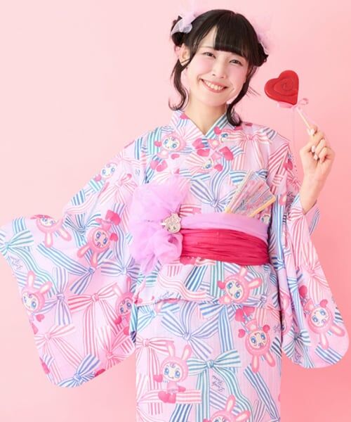 NARUMIYA CHARACTERS / ナルミヤキャラクターズ 着物・浴衣・小物類 | 【接触冷感】ベリエちゃん柄セパレート浴衣 | 詳細16