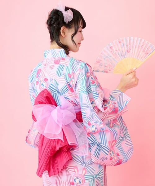 NARUMIYA CHARACTERS / ナルミヤキャラクターズ 着物・浴衣・小物類 | 【接触冷感】ベリエちゃん柄セパレート浴衣 | 詳細17