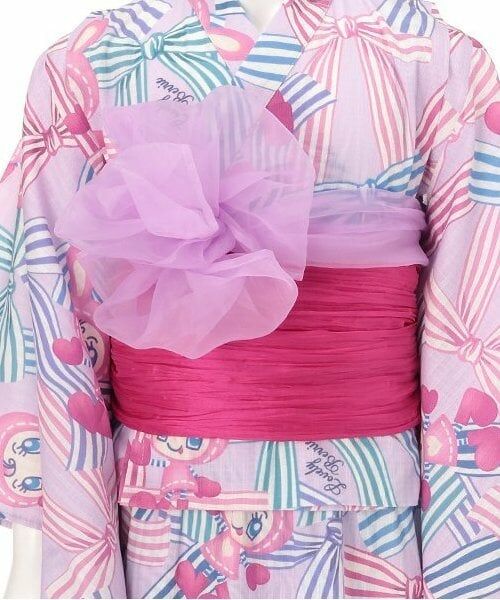 NARUMIYA CHARACTERS / ナルミヤキャラクターズ 着物・浴衣・小物類 | 【接触冷感】ベリエちゃん柄2WAY浴衣 | 詳細13