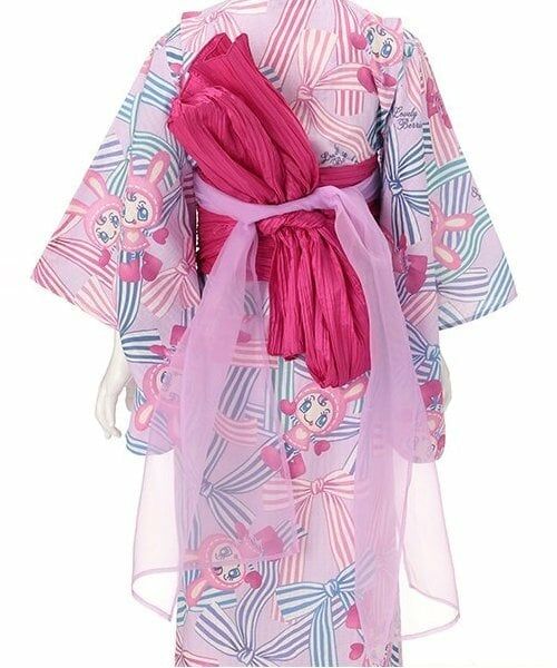 NARUMIYA CHARACTERS / ナルミヤキャラクターズ 着物・浴衣・小物類 | 【接触冷感】ベリエちゃん柄2WAY浴衣 | 詳細14